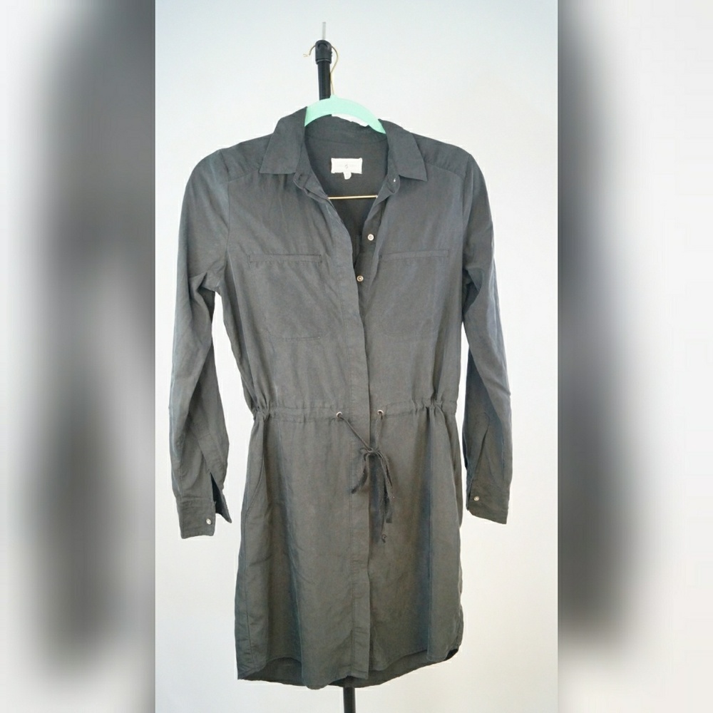 Lou & Grey Waist Tie Shirt Dress
